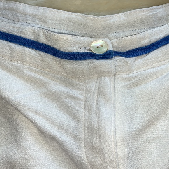 Tamara Catz embroidered gauze Shorts size 10 - Picture 9 of 13